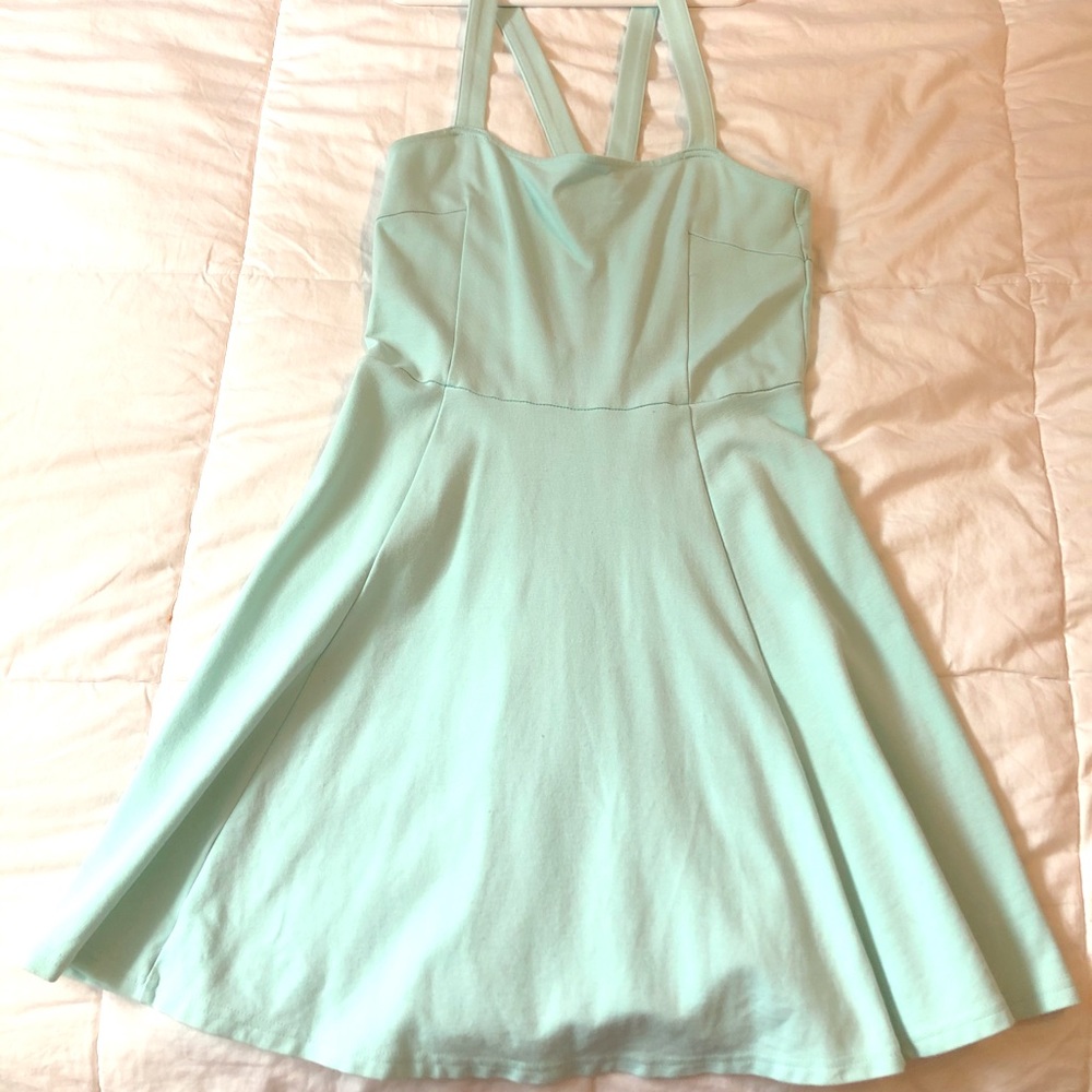 Turquoise sun dress